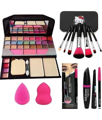 DAIMANPU Makeup Kit ( Makeup Brush Set, Eye Shadow Palette, Eye Makeup Set and Beauty Blender 2 Pcs )