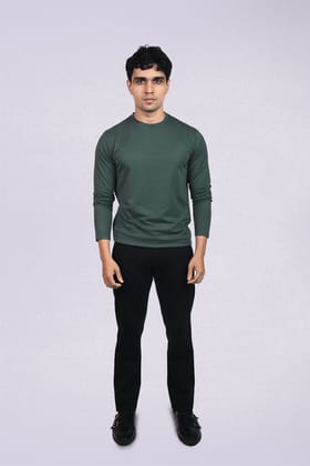 Salient Full Sleeves-Natural Green / M