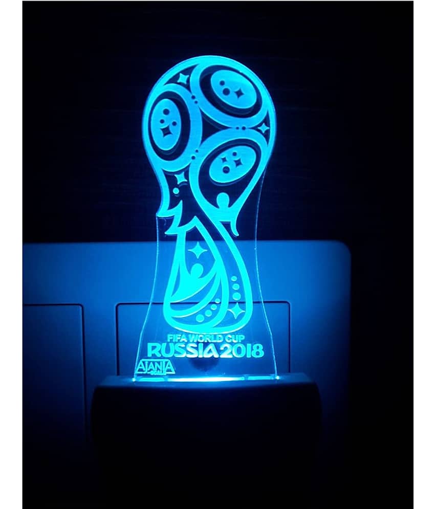 SUPER AJANTA Multicolor Night Lamp ( Pack of 1 )
