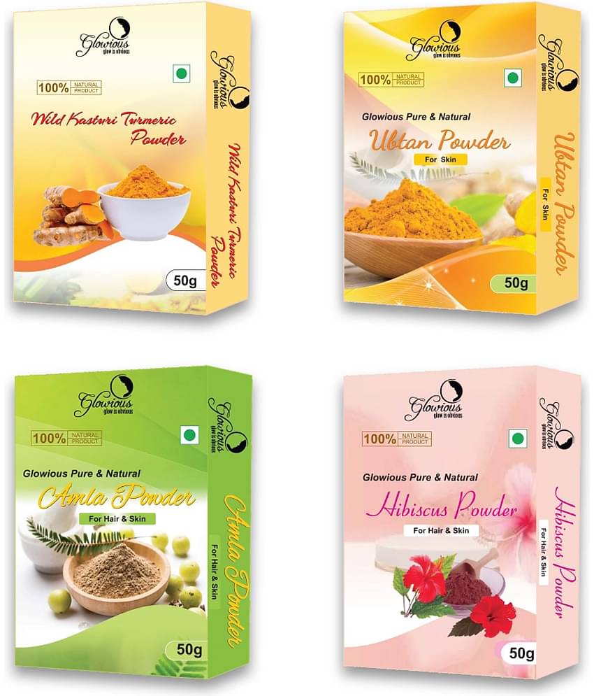 glowious - Skin Toning Face Pack for Normal Skin ( Pack of 4 )