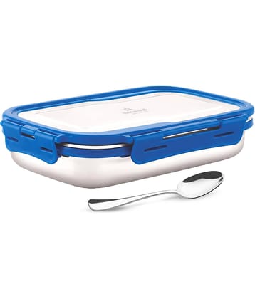Dhara Stainless Steel Blaze 900 + 200ML Stainless Steel Insulated Lunch Box 2 - Container ( Pack of 1 )