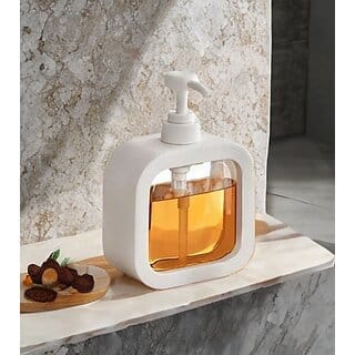 Soap Dispenser, Refillable Hand Soap Dispenser for Bathroom and Dish Soap Dispenser for Kitchen Sink, Liquid Soap Dispen