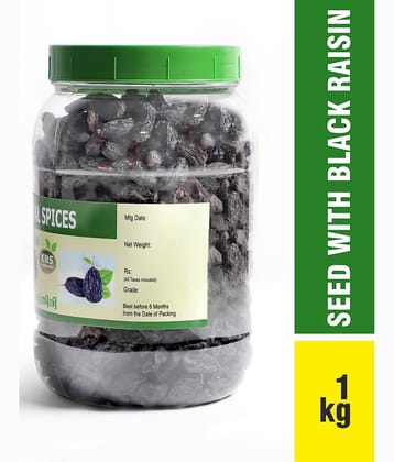 KERALA NATURAL 1kg Raisin with Seeds (Munakka) 1 kg