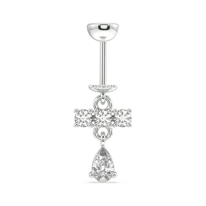 pendulum bar with zircon drop - Helix Hanging