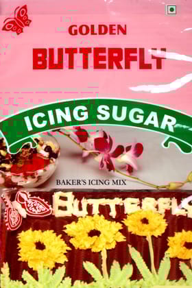 Butterfly Icing Sugar 1kg (Weight - 1kg) by Butterfly Dessert Mixes and Bakery Needs.
