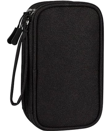 House Of Quirk Black Travel Kit Bag ( 1 Pc )