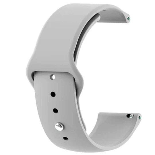 Grey Plain Silicone Strap For Watch Series 9 (42mm/44mm/45mm/46mm/49mm)