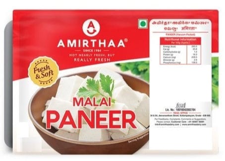 Amirthaa Malai Paneer, 500 gm