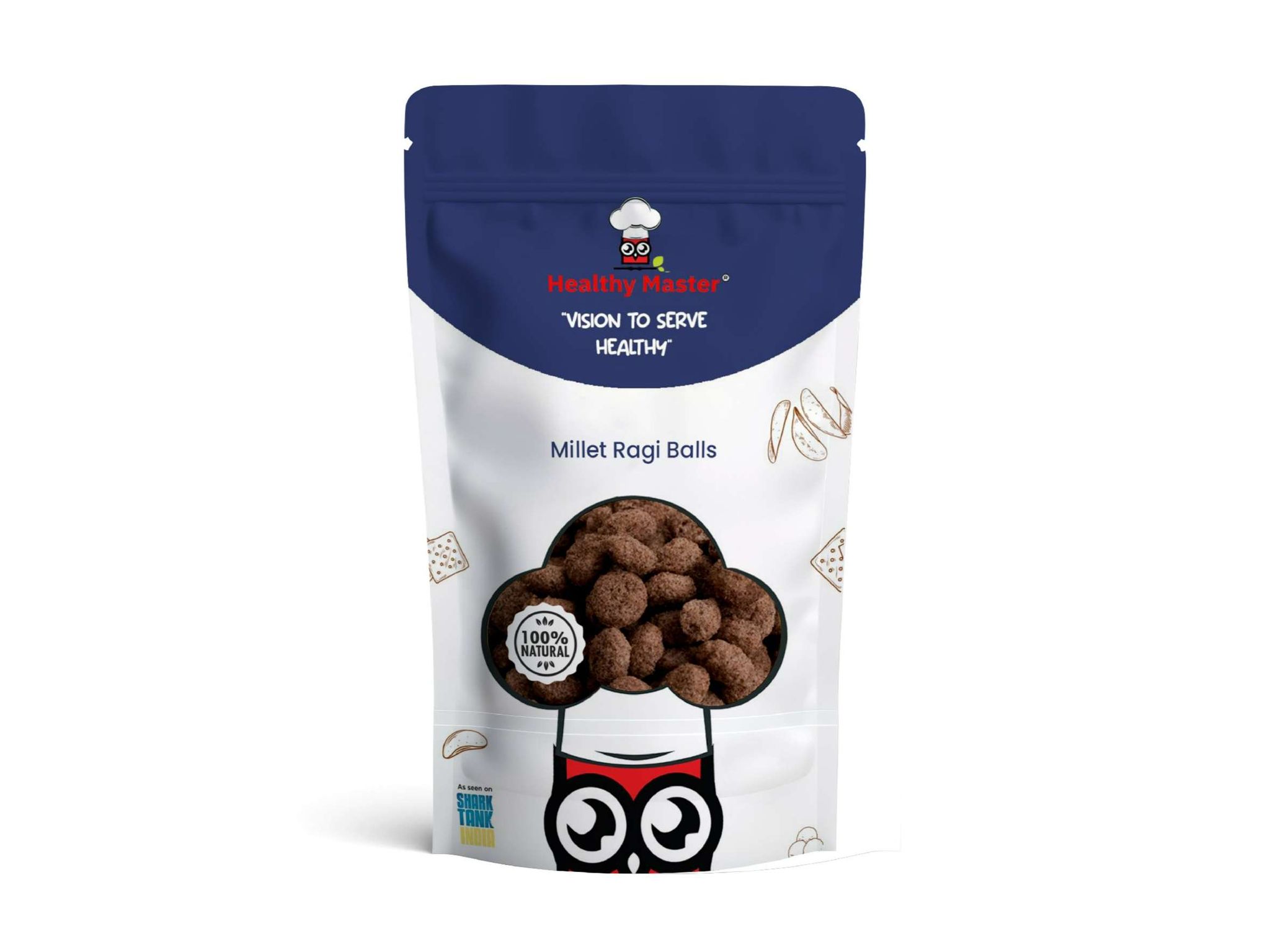 Healthy Master Ragi Balls | High in Protein (Salted Flavour)  - 100 Gram