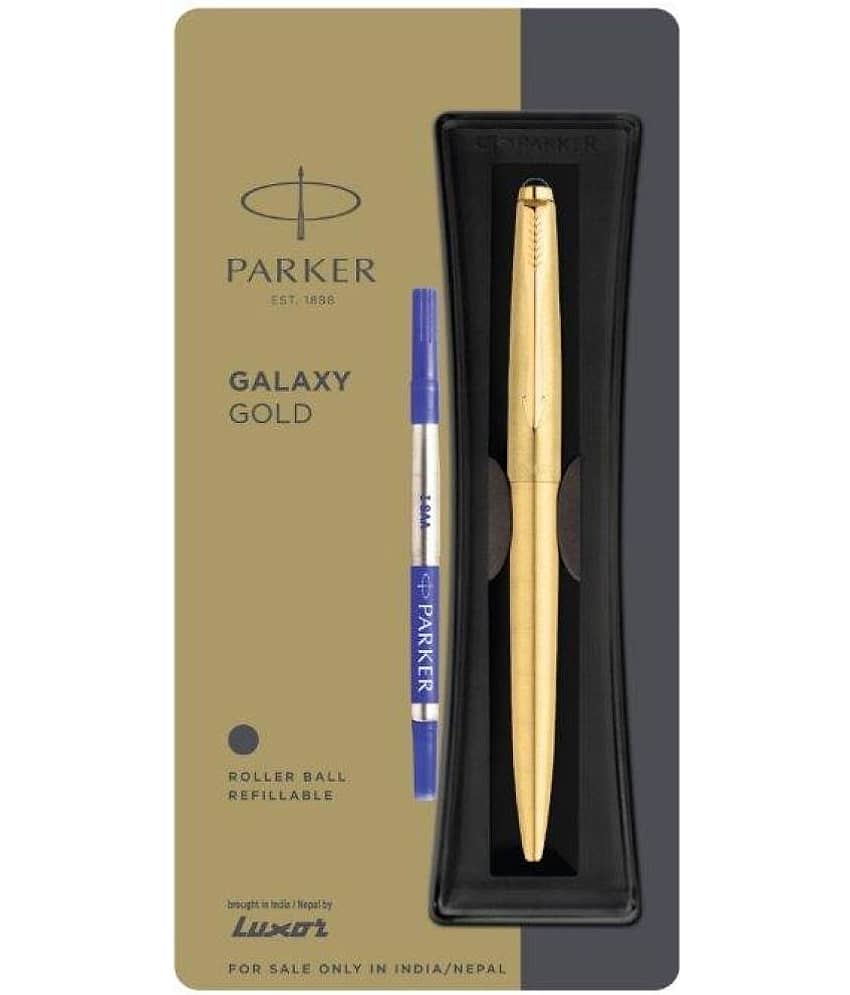 Parker Galaxy Gold Roller Ball Pen Roller Ball Pen (Blue)
