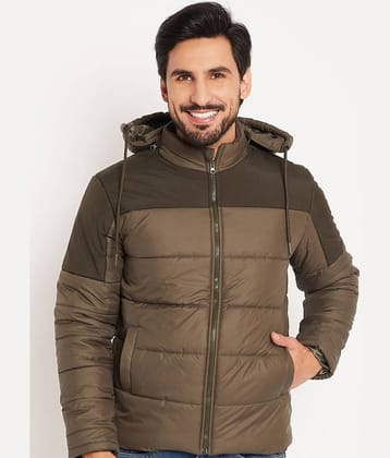 VERO AMORE Polyester Men's Quilted & Bomber Jacket - Dark Grey ( Pack of 1 )