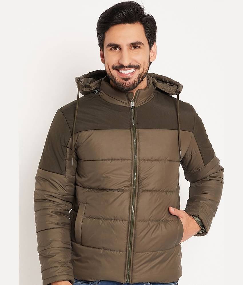 VERO AMORE Polyester Men's Quilted & Bomber Jacket - Dark Grey ( Pack of 1 )