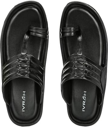 IVRAH Tan Men's Leather Slipper