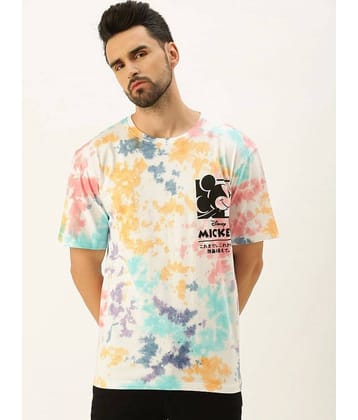 Veirdo Pack of 1 Cotton Oversized Fit Men's T-Shirt ( Multicolor )