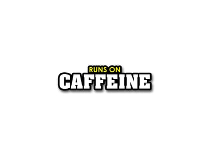 Runs on Caffeine | Sticker