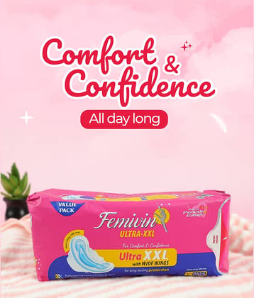 Leeford Cottony Cover XXL Ultra Sanitary Pad Soft Long Lasting Protection 30 Pads