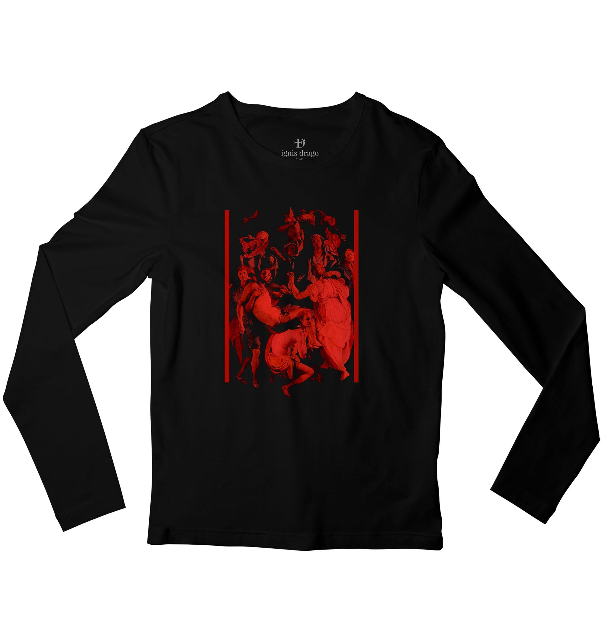 Confined Full Sleeve T-shirt-38 - S / Black