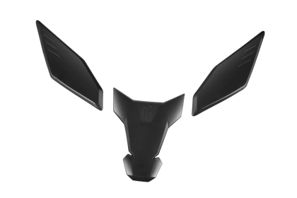 Fuel Tank Pad Kit in Textured Black For Glamour X