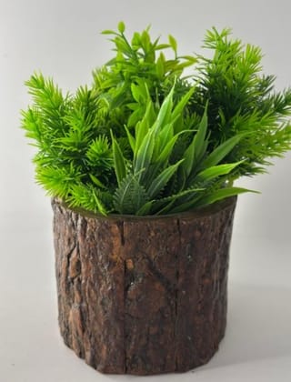 Wood Flower Pot