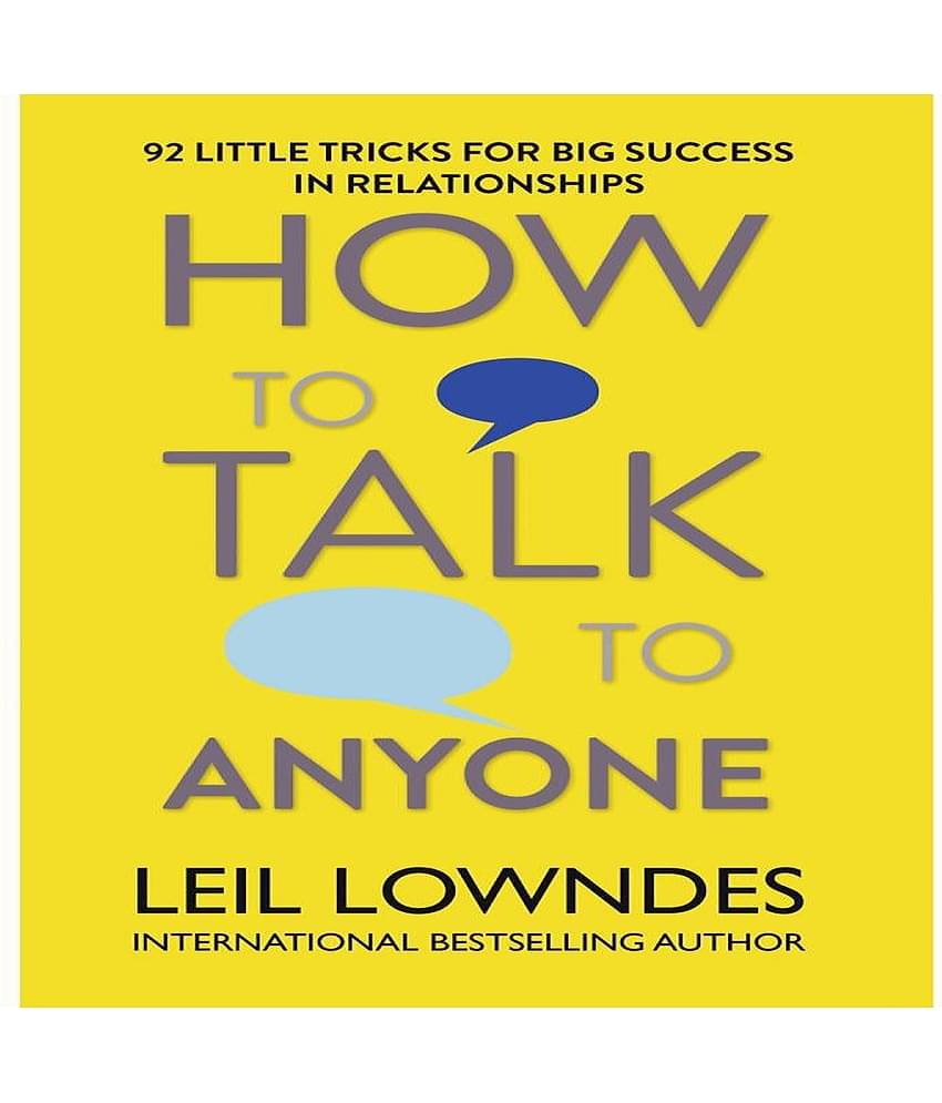 How to Talk to Anyone (English Paperback) By Leil Lowndes