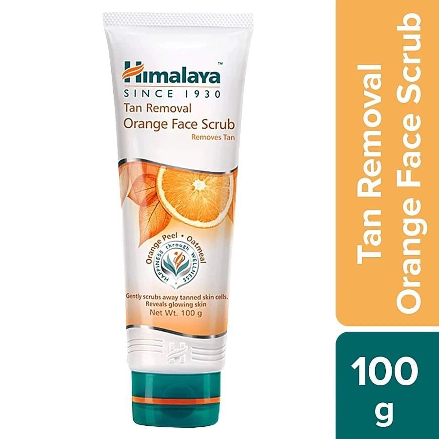 Himalaya Tan Removal Orange Face Scrub, 100 G