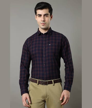 Cool Colors - Navy 100% Cotton Slim Fit Men's Formal Shirt ( Pack of 1 )