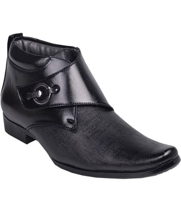Aadi - Black Men's Slip On Formal Shoes
