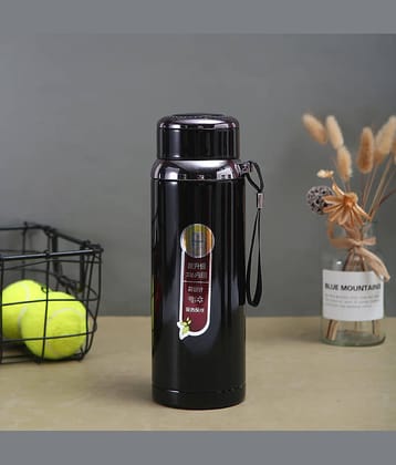 GEEO High Quality 1000ml Multicolor Stainless Steel Water Bottle 1000 mL ( Set of 1 )