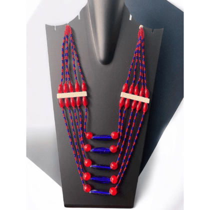 Flower Child-Five strands Beads Necklace inspired by Ao Tradition