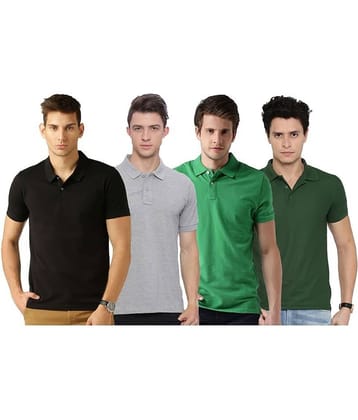 Galatea Multicolor Slim Fit Polo T Shirt