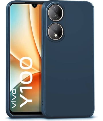 Case Vault Covers - Plain Cases Compatible For Silicon Vivo Y100 ( Pack of 1 )