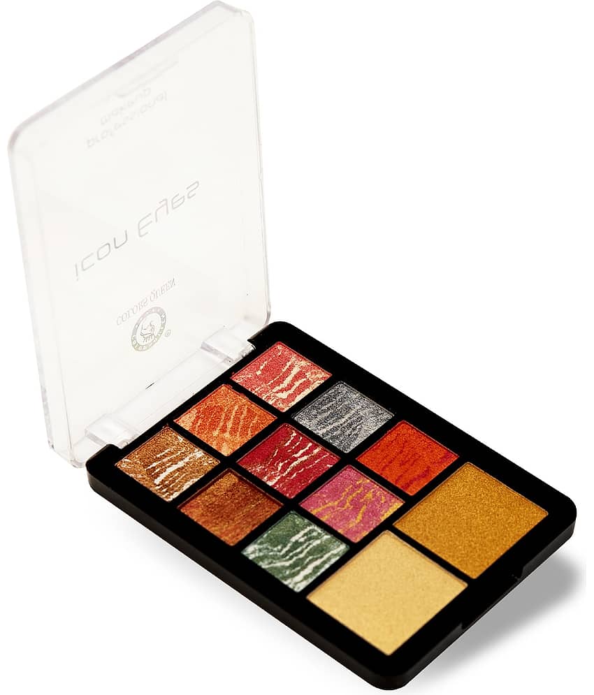 Colors Queen Eyeshadow Palette with Highlighter lightweight & Easily Blendable (Shade - 02)
