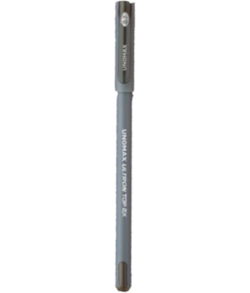 Unomax Ultron Top 2X Ball Pen Black Pack of 30