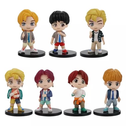 BTS TinyTan POP Rocks Edition Figures Set - Height 8cm