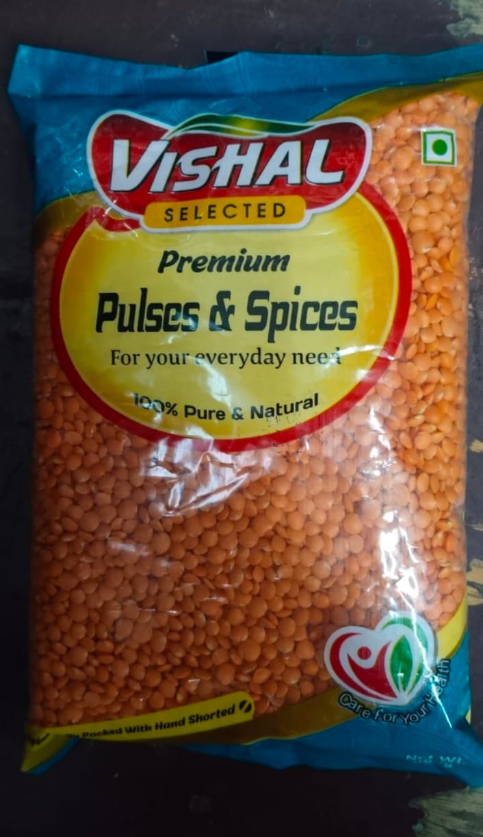 Vishal pulses & spices lal masoor dal 