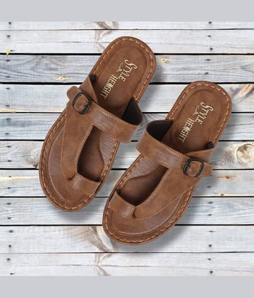Style Height Brown Thong Flip Flop