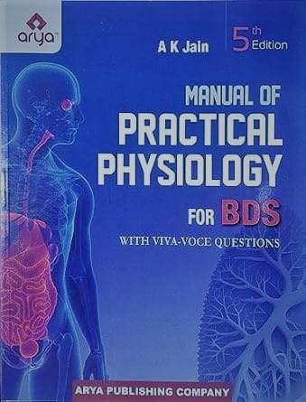 Manual Of Practical Physiology For BDS 5th Edition 2023