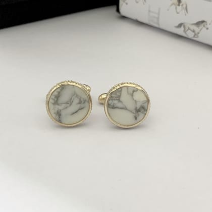 Marbella Agate Silver 925 Men Cufflinks