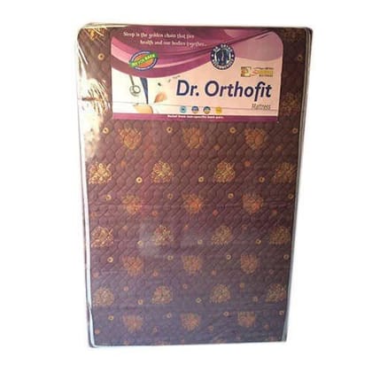 Dr. Orthofit Orthopedic Mattress (Brown, 78x72 Inch) | Back Support | Bedroom & Sleep
