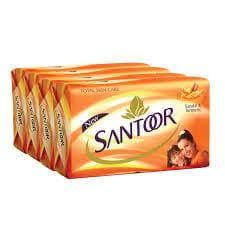 SANTOOR 4 PACK 400GM
