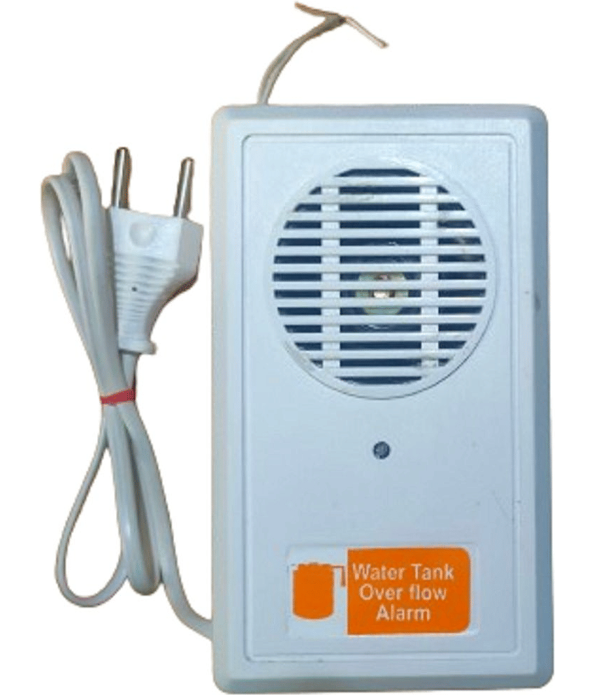 Leavess-Water Tank Overflow Alarm Sound High Quality Wired Sensor Security System (PACK OF 01)(Color/White)