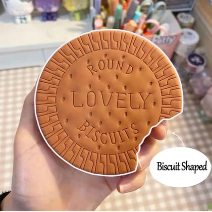 Round Bite Biscuits Diary Notebook: Original Biscuits Smell Writing Practice Book - Early Learning Copybook - Premium Biscuits Book (1 Pc, Black)