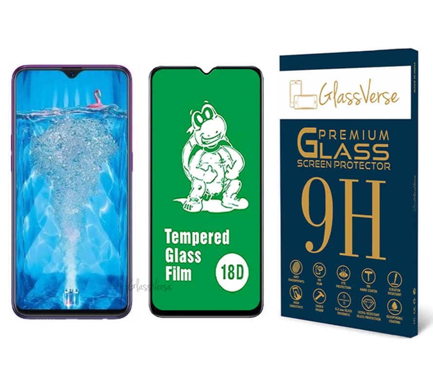 GlassVerse SuperD Oleophobic Tempered Glass For Infinix Hot 10 Play (PACK OF 1) with Free Installation Kit Full screen Coverage Free Replacement If Received Damaged - 6.82 inch GlassVerse SuperD Oleophobic Tempered Glass For Infinix Hot 10 Play (PACK OF