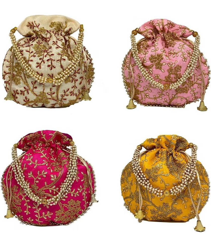 Ozel Bag Assorted Silk Potli