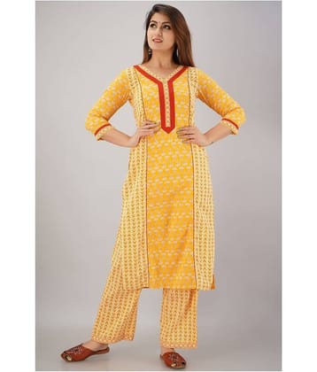SVARCHI Cotton Kurti With Palazzo - Stitched Suit