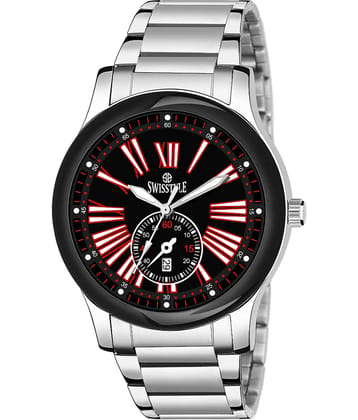 Swisstyle - Silver Stainless Steel Analog Men's Watch