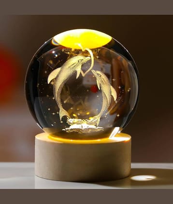 SKYVILLA Glossy Night Lamp ( Pack of 1 )