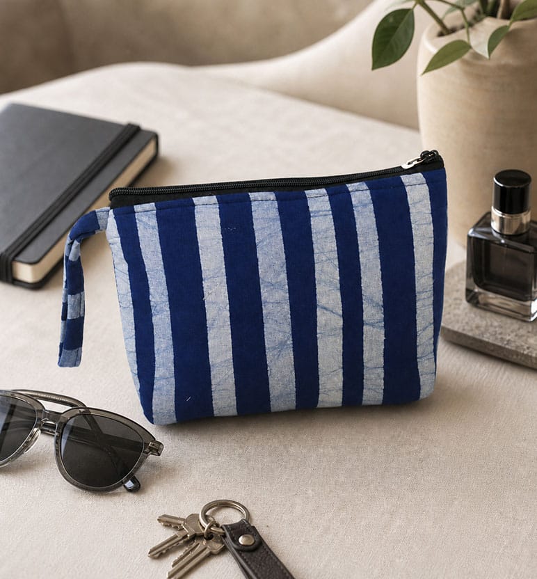 Handcrafted Batik Cotton Pouch