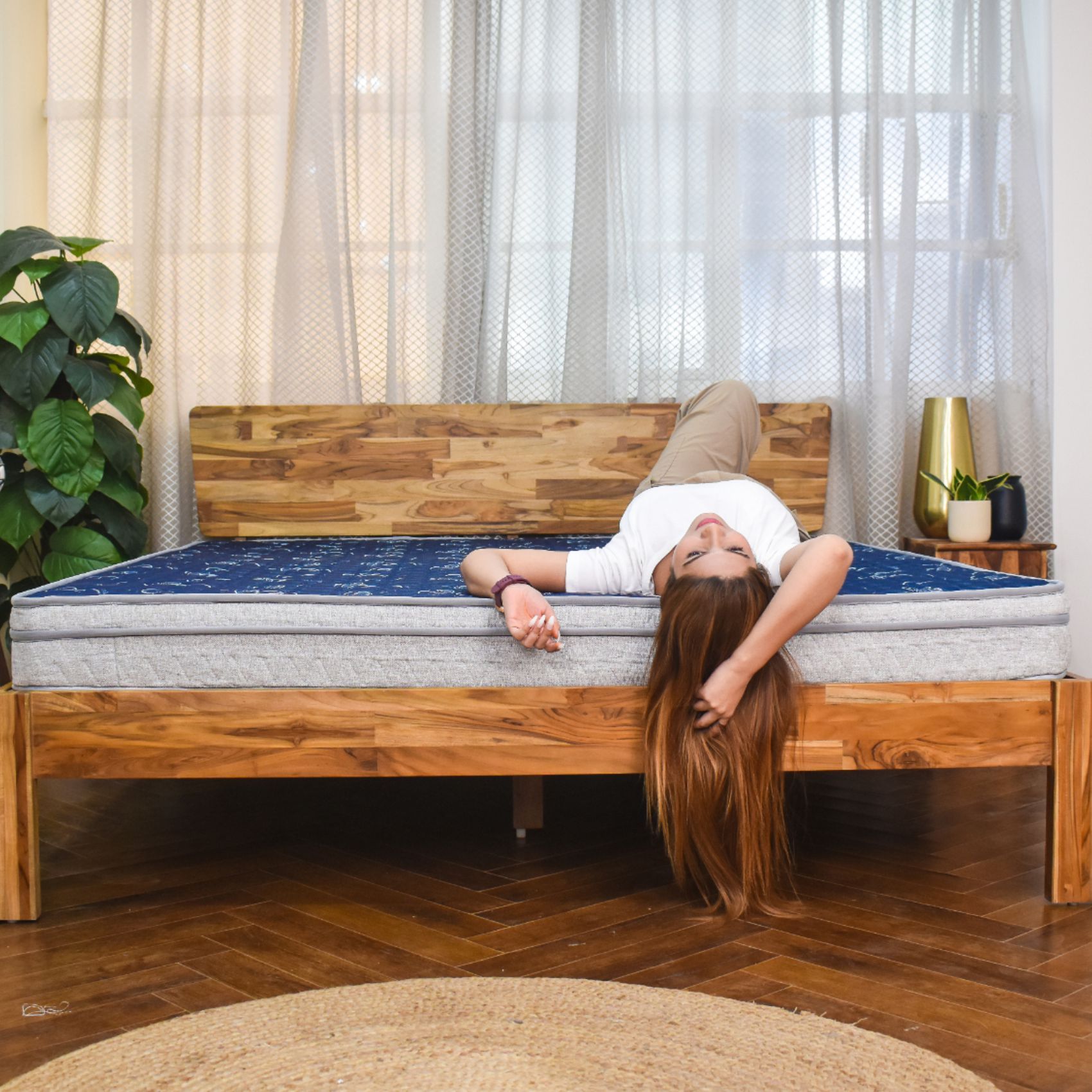 COIRFIT LUXURINO Pillow Top with ISPT Tech. 5 inch King Bonnell Spring Mattress (L X W: 72 inch X 70 inch)