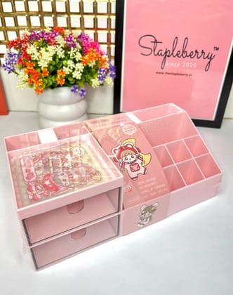 Big Organiser Box | Kawaii Organiser Box | Desk Organiser-Lavender